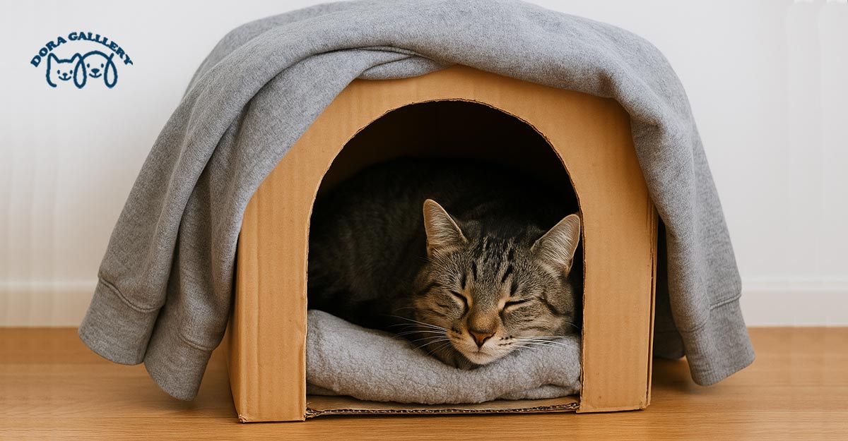 جای خواب گربه دست ساز