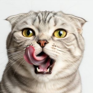 لیس زدن گربه نشانه چیست