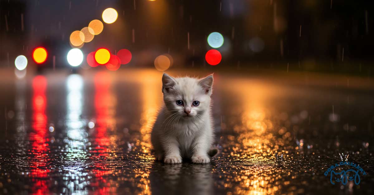 نگهداری از بچه گربه خیابانی