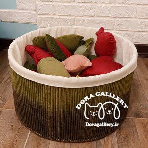 باکس اسباب بازی سگ و گربه سبد اسباب بازی سگ و گربه